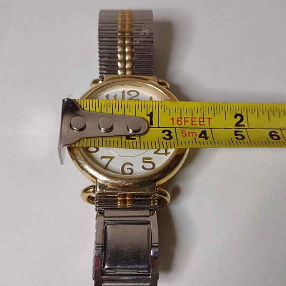 Two Tone 6.5 Inch Futura Stretch Watch - Picture 10 of 11